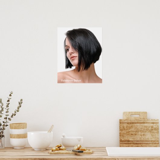 Affiche du salon de coiffure pour femmes (Cuisine)