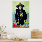 Affiche du salon de médecine de 1880 (Cuisine)