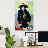 Affiche du salon de médecine de 1880 (Bureau à domicile)