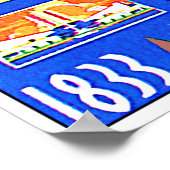 Affiche du salon des mondes de Chicago (Coin)