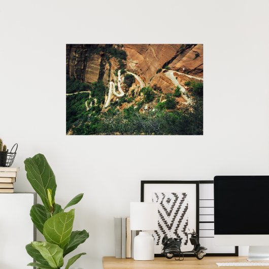 Affiche du sentier Angels Landing (Bureau à domicile)