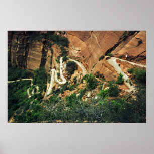 Affiche du sentier Angels Landing
