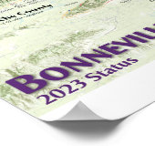 Affiche du sentier de la rive de Bonneville 2023 (Coin)