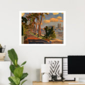 Affiche du sentier du lac (Bureau à domicile)
