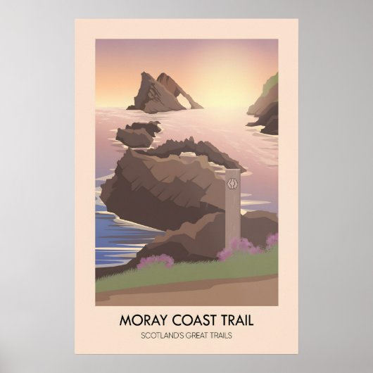 Affiche du sentier du littoral de Moray - Les Gran (Devant)