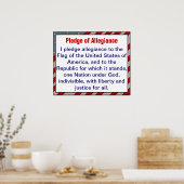 Affiche du serment d'allégeance (Cuisine)