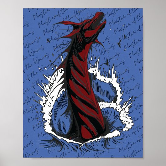 Affiche du serpent monstre de la mer Rouge (Devant)
