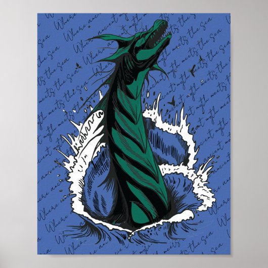 Affiche du serpent monstre de la mer verte (Devant)