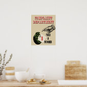 Affiche du service des réclamations 2 (Cuisine)