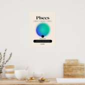 Affiche du signe astrologique Poissons (Cuisine)