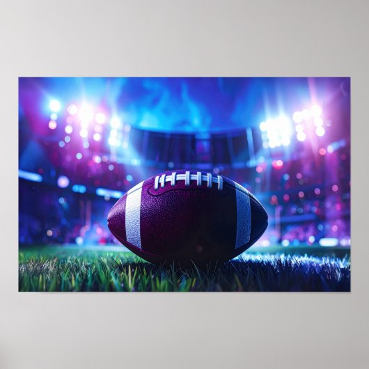 Affiche du Super Bowl de football américain (Devant)