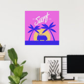 Affiche du Surf d'été (Bureau à domicile)