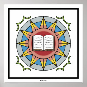 Affiche du symbole de l'enseignement de l'énergie 