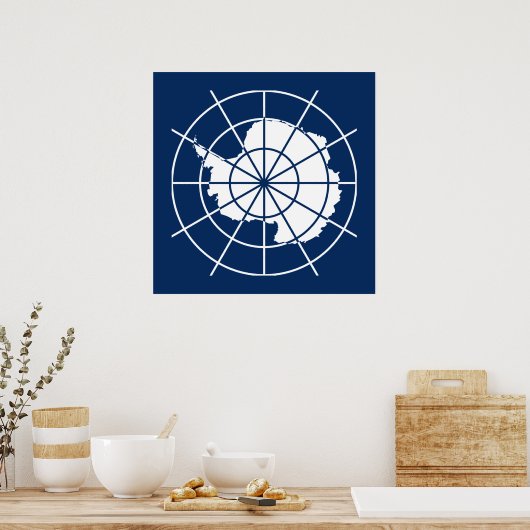 Affiche du système du traité sur l'Antarctique (Cuisine)
