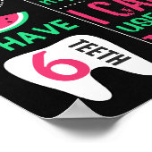 Affiche du tableau de bord d'anniversaire de la pa (Coin)