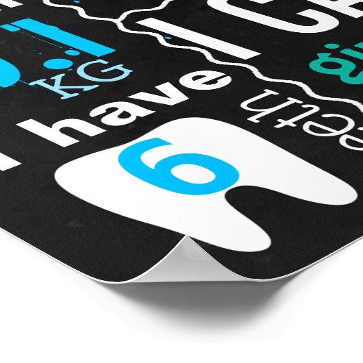 affiche du tableau de bord de la fête d'anniversai (Coin)