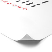 Affiche du tableau de code Wabun (Coin)