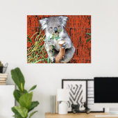 Affiche du temps de snack du koala (Bureau à domicile)