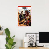 Affiche du Texas (Bureau à domicile)