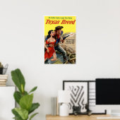Affiche du Texas (Bureau à domicile)