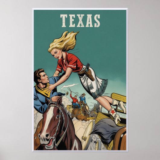 Affiche du Texas (Devant)