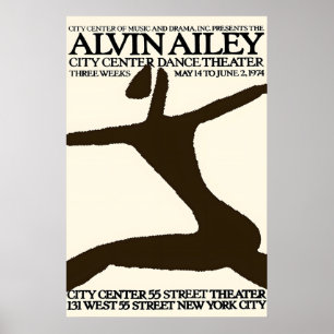 Affiche du Théâtre de Danse City Center d'Alvin Ai