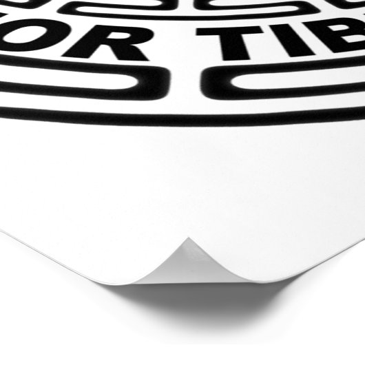 affiche du tibet libre (Coin)