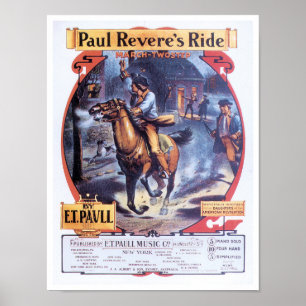 Affiche du tour de Paul Revere