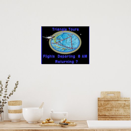Affiche du triangle Bermudes (Cuisine)