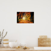 Affiche du tunnel d'automne (Cuisine)