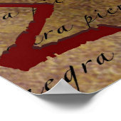 affiche du vin merlot (Coin)