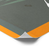 Affiche du Vintage voyage de l'Antarctique (Coin)