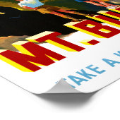 Affiche du Vintage voyage de l'Australie Mt. Buffa (Coin)