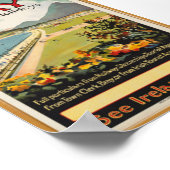 Affiche du Vintage voyage Irlande Bray Wicklow (Coin)
