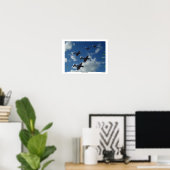 Affiche du vol Helldiver Saipan 1944 (Bureau à domicile)