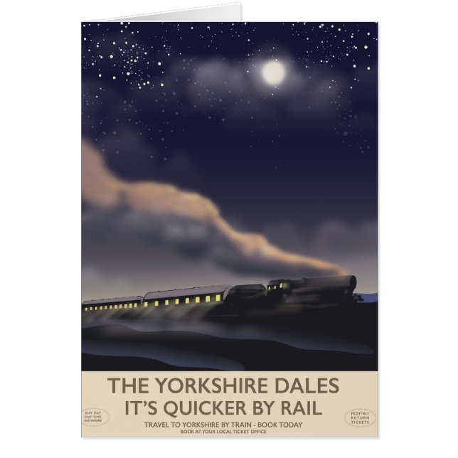 Affiche du Yorkshire Dales Railway (Devant)