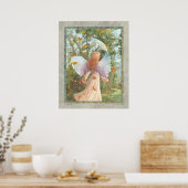 Affiche d'un ange en Feuille 16" x 20" (Cuisine)
