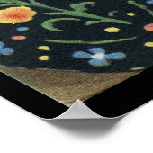 affiche d'une dame mexicaine peignant des plaques (Coin)