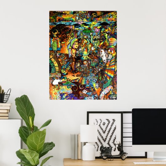 Affiche E-Bent (Bureau à domicile)