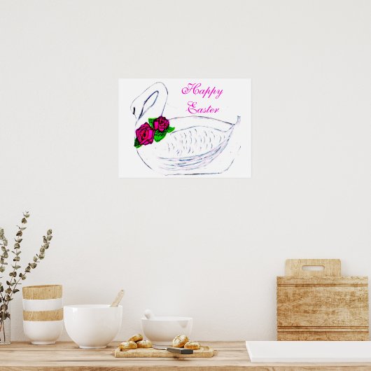 Affiche EASTER SWAN (Cuisine)