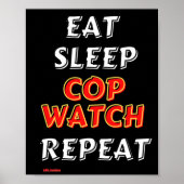 affiche "EAT, SLEEP..." (Devant)