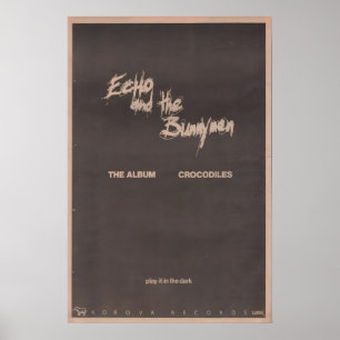 Affiche ECHO and the BUNNYMEN - NME original 1980