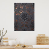 Affiche écossaise Charcoal Thistle Rowan (Cuisine)