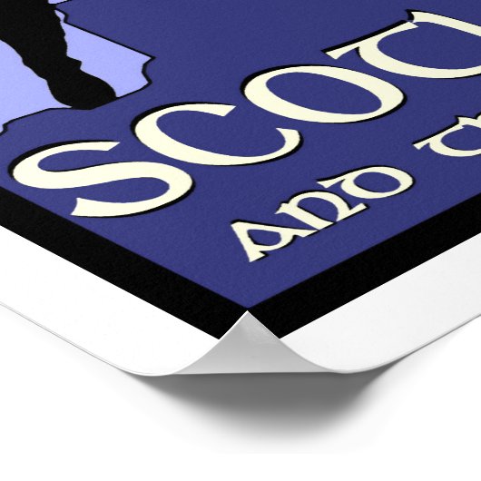 Affiche écossaise des Highlands (Coin)