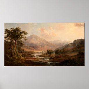 Affiche écossaise du paysage