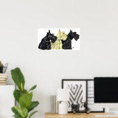 Affiche écossaise Terrier (Bureau à domicile)
