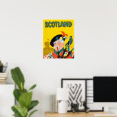 affiche Écosse (Bureau à domicile)