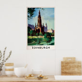 Affiche Ecosse Édimbourg Monument Scott Impression (Cuisine)