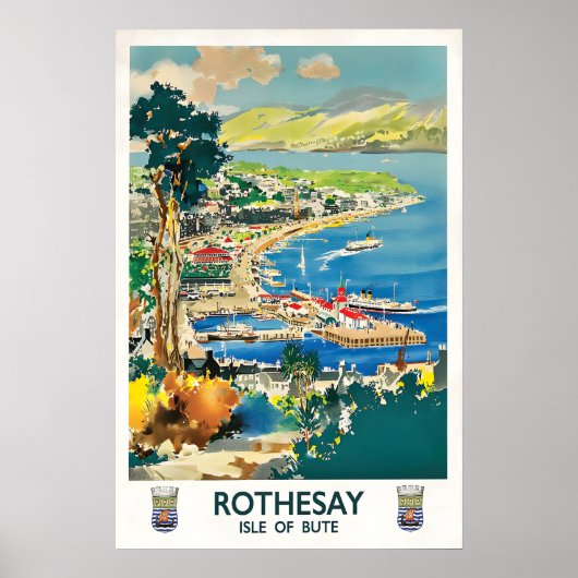 Affiche Écosse Rothesay Île de Bute (Devant)