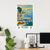 Affiche Écosse Rothesay Île de Bute (Bureau à domicile)